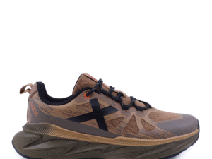 Sneakers bărbați Thezeus maro  din material textil  2491BPS30135M