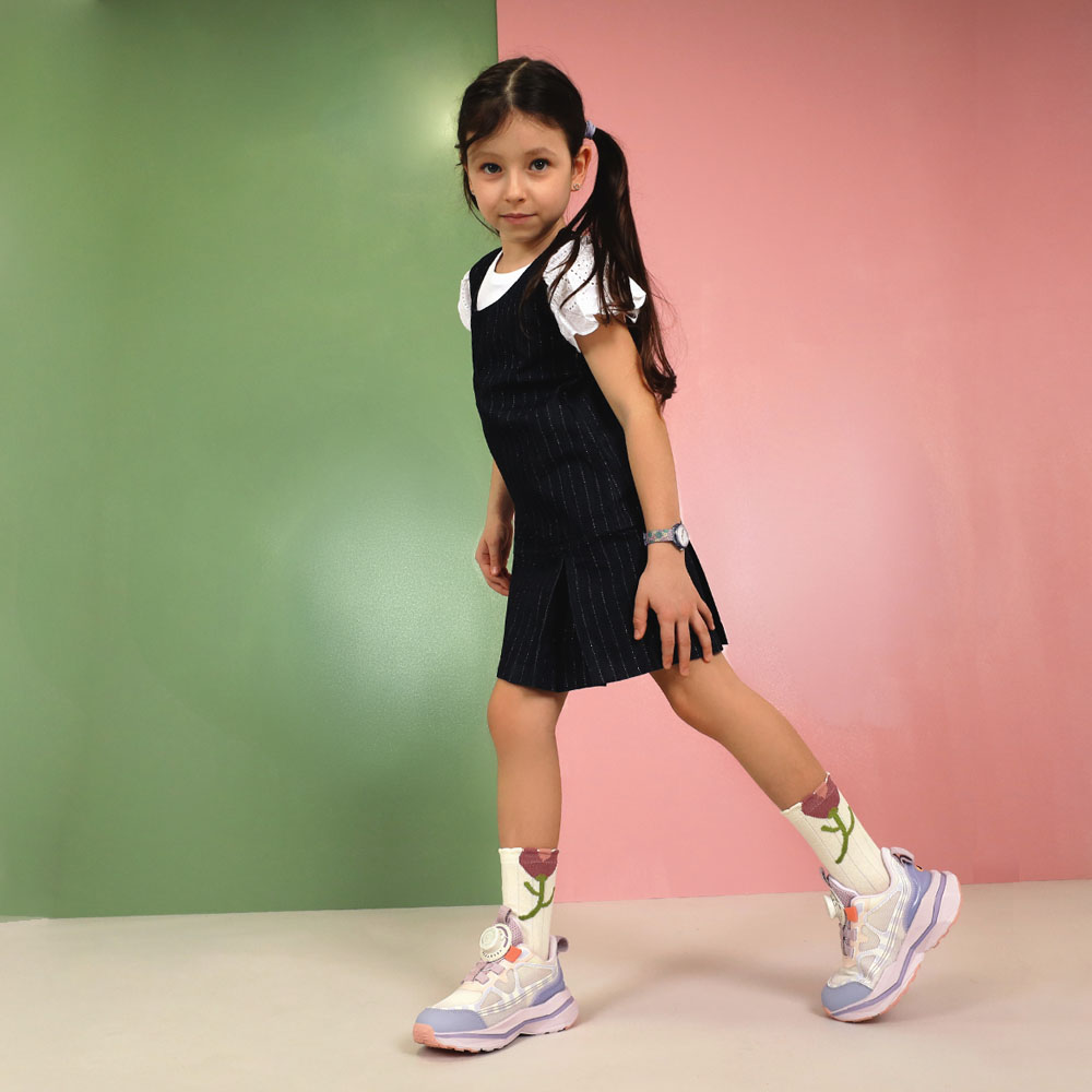 Reducere 33% - Sneakers fetițe Benvenuti lila din material textil 3791FP008LI 2 Reducere 33% - Sneakers fetițe Benvenuti lila din material textil 3791FP008LI - imagine 2