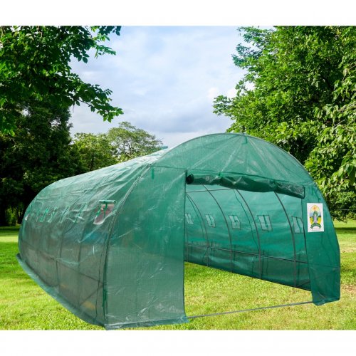 Reducere 4% - Solar/Sera Micul Fermier 10x4x2.5m , polietilena, densitate 140g/mp UV4 1 Solar/Sera Micul Fermier 10x4x2.5m