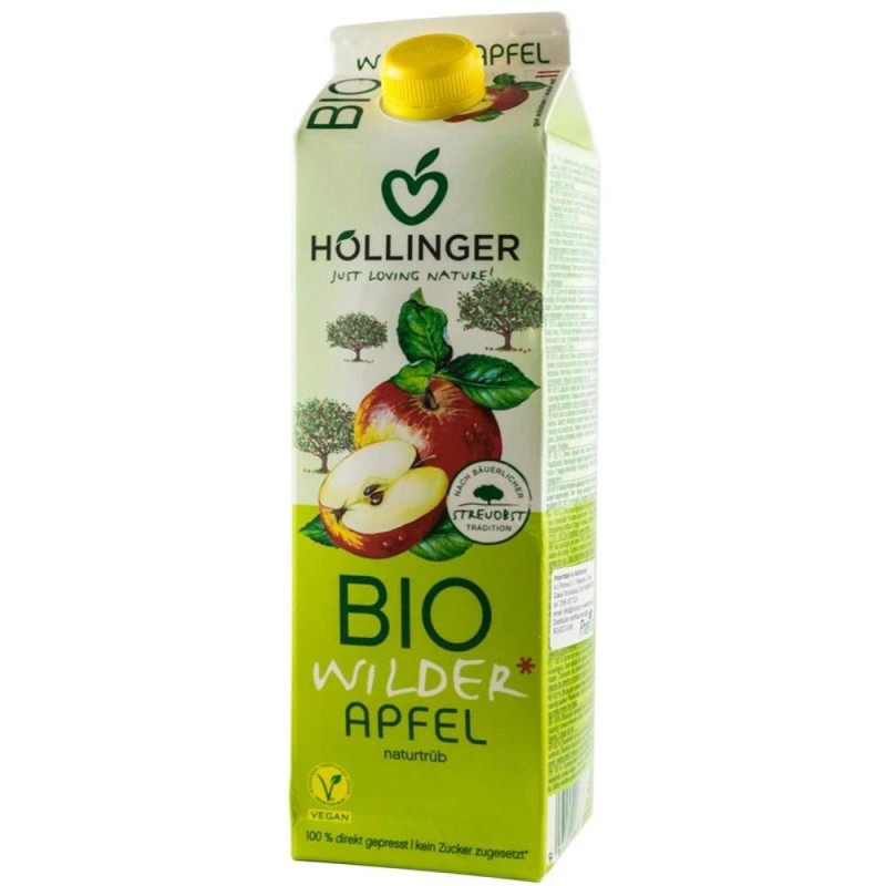 Reducere 14% - Suc de Mere Pur, Hollinger, Bio, 1 l 1 Suc de Mere Pur