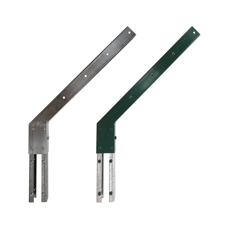 Reducere 13% - Suport Simplu Prindere Sarmei Ghimpate Serie Grea Stalp 60 x 40 mm Otel Vopsit Zincat 1 Suport Simplu Prindere Sarmei Ghimpate Serie Grea Stalp 60 x 40 mm Otel Vopsit Zincat