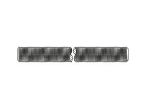 Tija Filetata 1m 975 Inox A4-M3