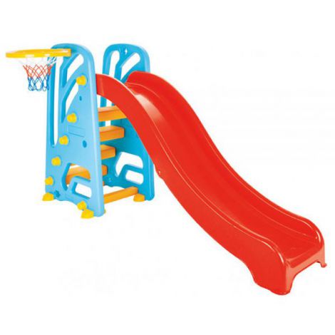 Reducere 53% - Tobogan Pilsan Wavy Slide cu cos baschet 1 Tobogan Pilsan Wavy Slide cu cos baschet