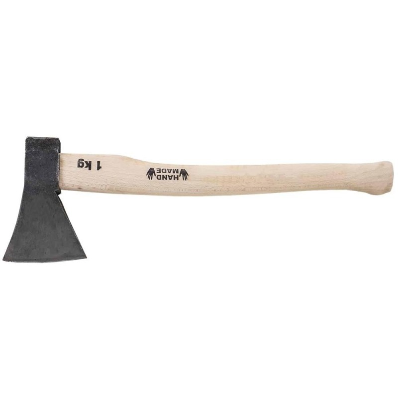 Reducere 14% - Topor Forjat cu Coada din Lemn, Lungime 50.5 cm, Greutate 1 kg 1 Topor Forjat cu Coada din Lemn
