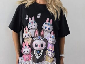 Tricou lung imprimat La BuBu