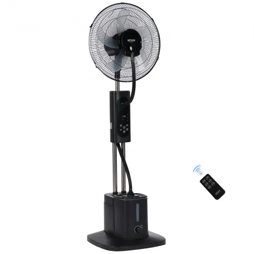 Reducere 25% - Ventilator cu pulverizare apă și umidificare 16" BÖHM BME-01A, 70W, 3 trepte de viteză, 3 moduri ventilare 1 Ventilator cu pulverizare apă și umidificare 16" BÖHM BME-01A