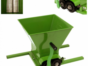 Zdrobitor manual de struguri cu tambur de ALUMINIU - 350kg/h