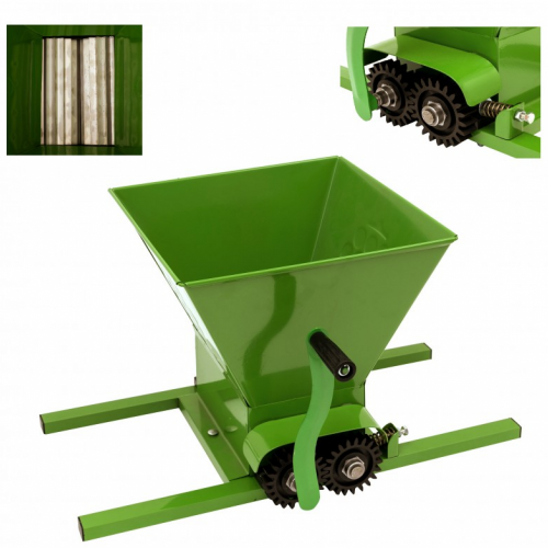 Reducere 28% - Zdrobitor manual de struguri cu tambur de ALUMINIU - 350kg/h 1 Zdrobitor manual de struguri cu tambur de ALUMINIU - 350kg/h