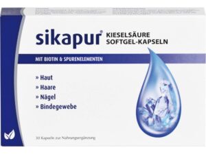 Sikapur Kieselsäure Softgel-Kapseln mit Biotin 30 St