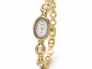 Ceas Vintage Onyx Gold