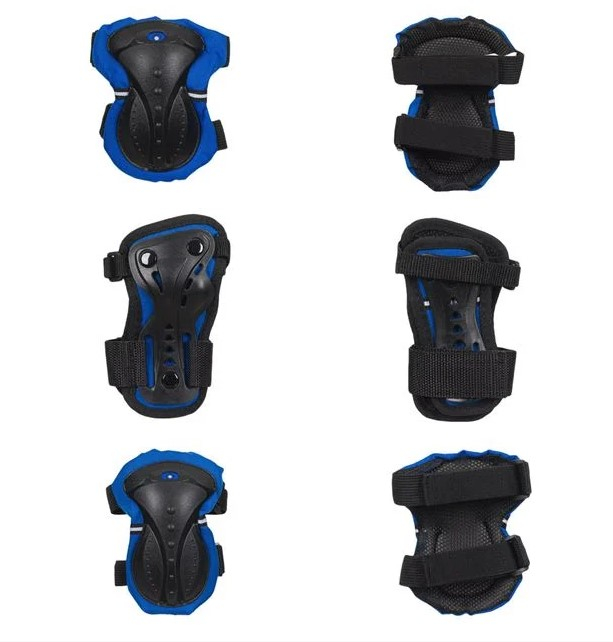 Reducere 18% - Set pentru copii din material sintetic, cu protectii pentru coate, genunchi si incheieturi 1 Set pentru copii din material sintetic