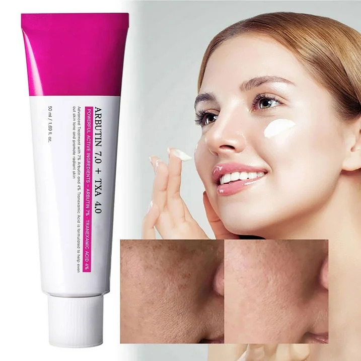 Reducere 38% - CARVENCHY Crema Ultra-Luminant cu Tranexamic Acid, Niacinamide & Glutation – Reduce Pete, Uniformizează Tenul, 50 ML 2 Niacinamide & Glutation – Reduce Pete