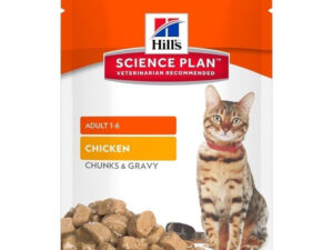 Hill's SP Feline Adult Bucatele de Carne in Sos cu Pui