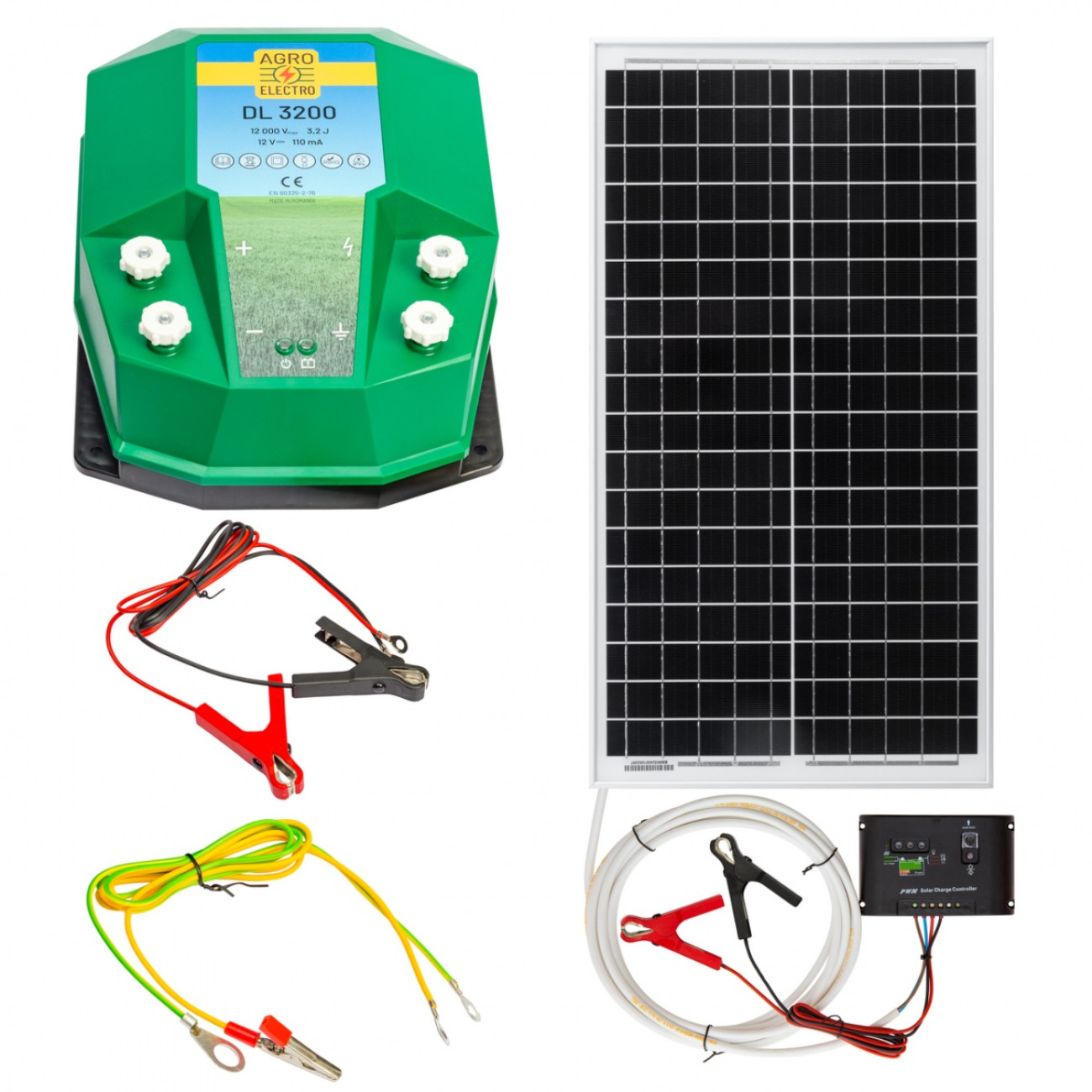 Reducere 20% - Aparat Gard Electric Agro Electro DL 3200, 3,2 Joule, cu Sistem Solar 30 W 1 Aparat Gard Electric Agro Electro DL 3200