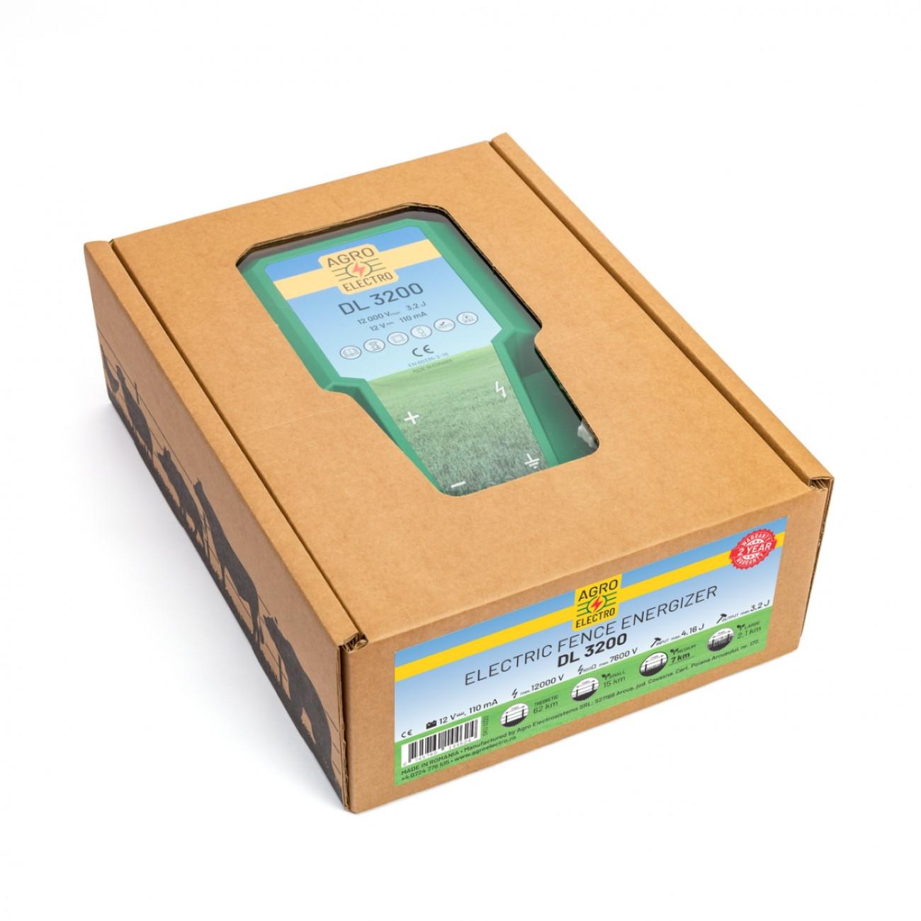 Reducere 20% - Aparat Gard Electric Agro Electro DL 3200, 3,2 Joule, cu Sistem Solar 30 W 2 3