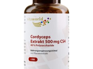 Cordyceps Extrakt 500 mg Cs4 40% Polysacchar.Kaps. 100 St