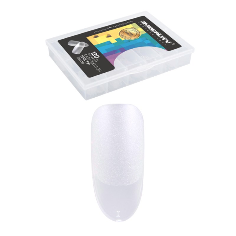 Reducere 25% - Tips 2M Easy Press On Nail - Oval - 120 buc. 1 Tips 2M Easy Press On Nail - Oval - 120 buc.