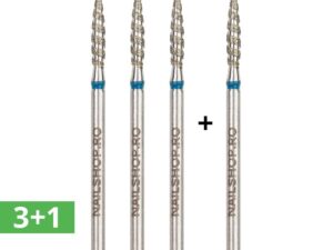 Set 3+1 gratis - bit diamant - flacara fina #124