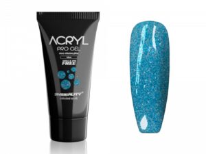 Acryl Pro Gel 2M Hema Free Micro Reflective Glitter Blue - 15g