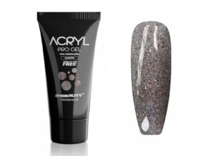 Acryl Pro Gel 2M Hema Free Micro Reflective Glitter Graphite - 30g