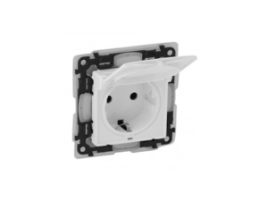 2P+E priza Valena Life - shutters + flap - 16 A 250 V~ -German standard -IP44 -alb