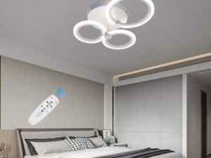 LUSTRA LED CERCURI 40W CU 3 BRATE 3 CULORI+IR 440mm x 150mm