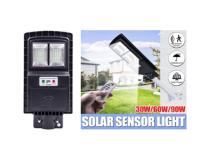 Corp stradal SOLAR LED 30w/6000k (metalic/telecomanda)