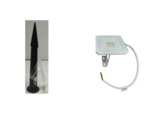 Pachet Brat Montaj Pamant Proiector + Proiector LED 30W Alb Lumina Neutra