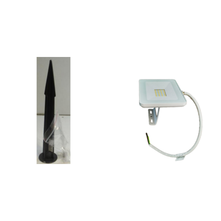 Reducere 64% - Pachet Brat Montaj Pamant Proiector + Proiector LED 30W Alb Lumina Neutra 1 Pachet Brat Montaj Pamant Proiector + Proiector LED 30W Alb Lumina Neutra