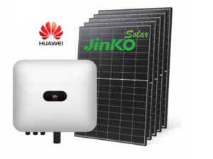 Pachet invertor Huawei  4KW trifazic cu 9 panouri fotovoltaice Jinko 455W NType