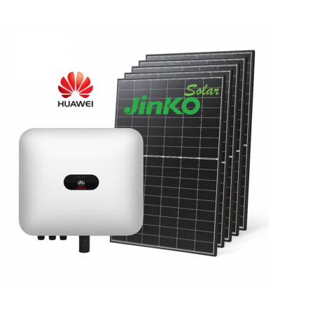 Reducere 43% - Pachet invertor Huawei 4KW trifazic cu 9 panouri fotovoltaice Jinko 455W NType 1 Pachet invertor Huawei 4KW trifazic cu 9 panouri fotovoltaice Jinko 455W NType
