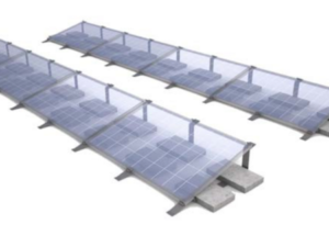 Sistem Fixare pentru 2 Panouri Fotovoltaice pe Acoperis drept tip terasa SolarEasy