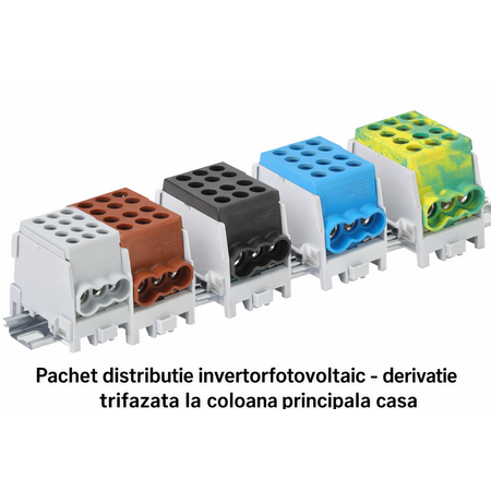 Reducere 35% - Pachet conexiune trifazata invertor fotovoltaic la coloana principala a casei 1 Pachet conexiune trifazata invertor fotovoltaic la coloana principala a casei
