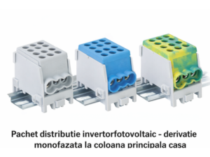Pachet  derivatie monofazata pentru  coloana alimentare principala pentru invertor fotovoltaic – derivatie monofazata casa