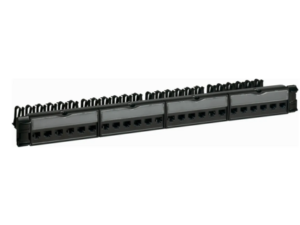 Patch panel equipped cu 24 RJ 45 connectors LCS³ - 19 - 1U - Cat.5e FTP - cu empty cassettes to be equipped