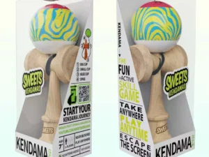 Kendama Profesionala  Sweets Prime Grain Split 2.0 laser tag