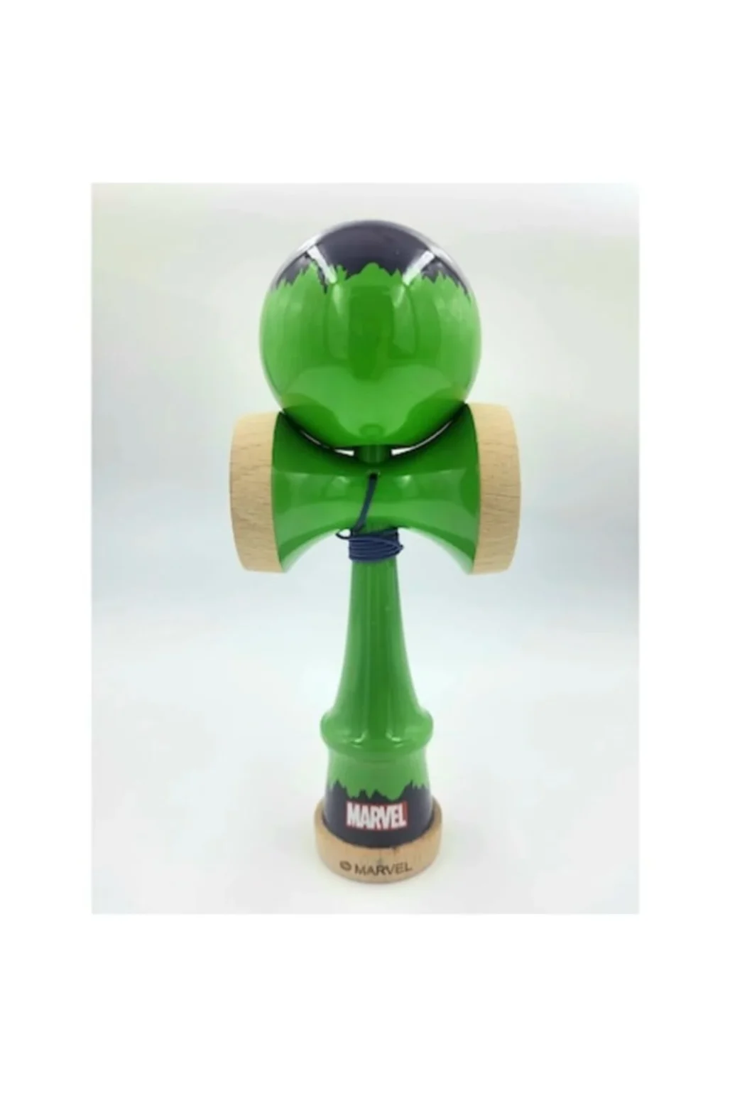 Reducere 55% – Kendama Big Hulk Verde Profi, 18,5 cm Cupe mari + set ata cadou 1 Kendama Big Hulk Verde Profi