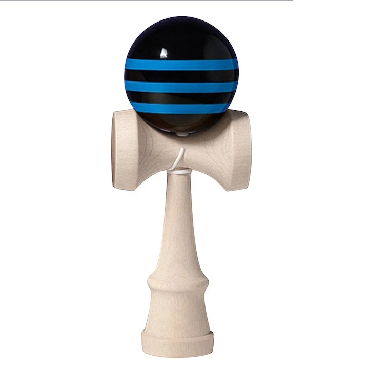 Reducere 55% - Kendama color dungi negru 18 cm 1 Kendama color dungi negru 18 cm