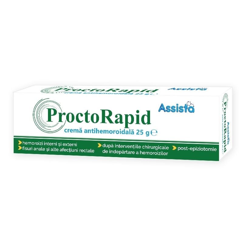 Reducere 20% - Crema ProctoRapid, 25 g, Assista 1 Crema ProctoRapid