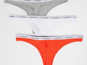 Set de 3 chiloți tanga CALVIN KLEIN cu logo