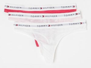 Set de chiloti TOMMY HILFIGER tanga cu logo - 3 perechi