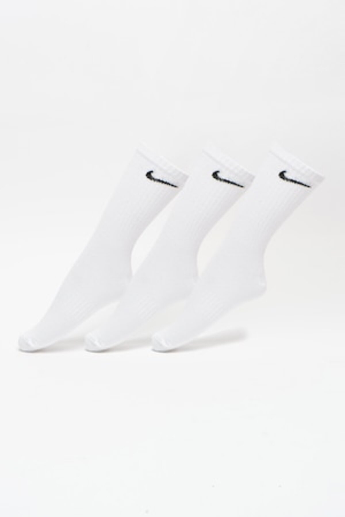 Set de șosete NIKE de antrenament de zi cu zi - 3 perechi - Alb - ONE SIZE
