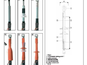 Terminal de exterior 24kV CHE-F 70-240 - Cellpack
