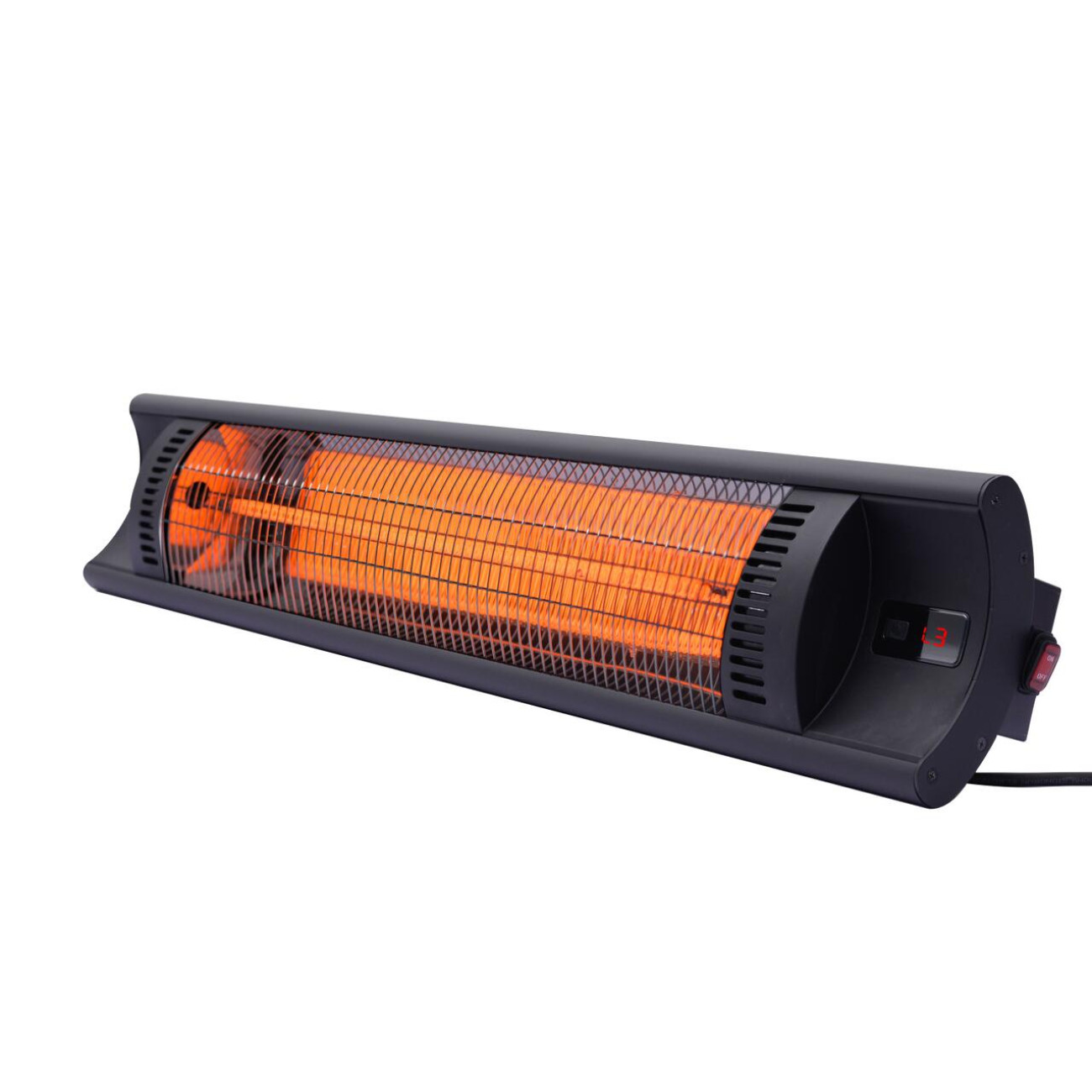 Reducere 20% - Incalzitor Terasa Patio cu Infrarosu, negru , 220-240V/2000W, 130x90x(H)900 mm 2 negru