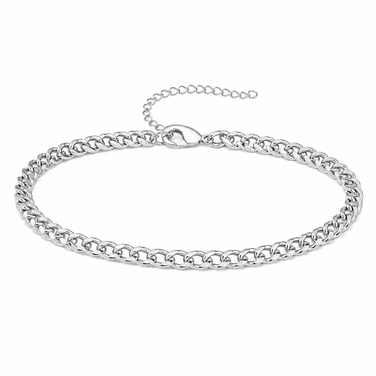 Reducere 39% – Bratara Cuban Slim Silver cu Argint 1 Bratara Cuban Slim Silver cu Argint