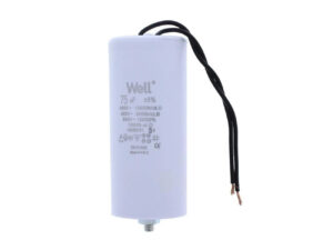 Condensator pornire motor 400V 75uF cu fir