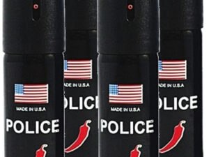 4 X Spray POLICE paralizant de buzunar cu Chilli