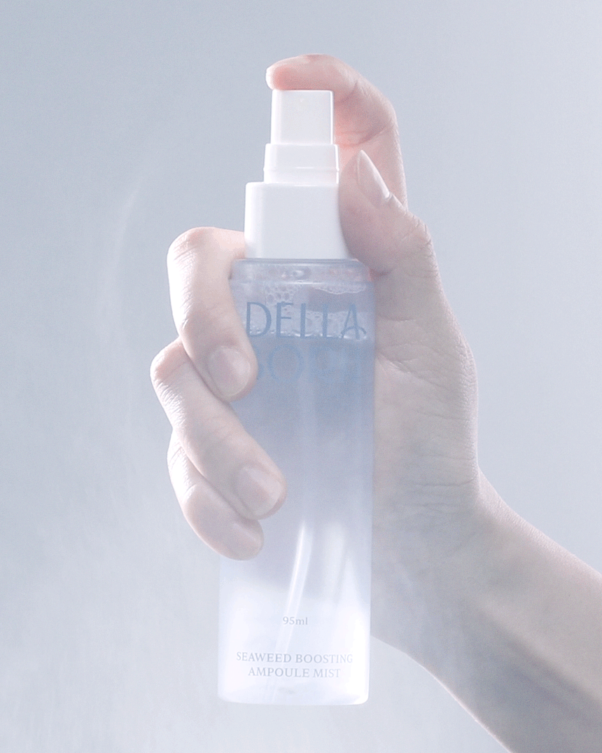 Reducere 50% – DELLA BORN – Mist Coreean Booster cu Colagen și Alge Marine 95ml | Hidratare Intensivă, Glow și Elasticitate,(K-Beauty) 2 Glow și Elasticitate