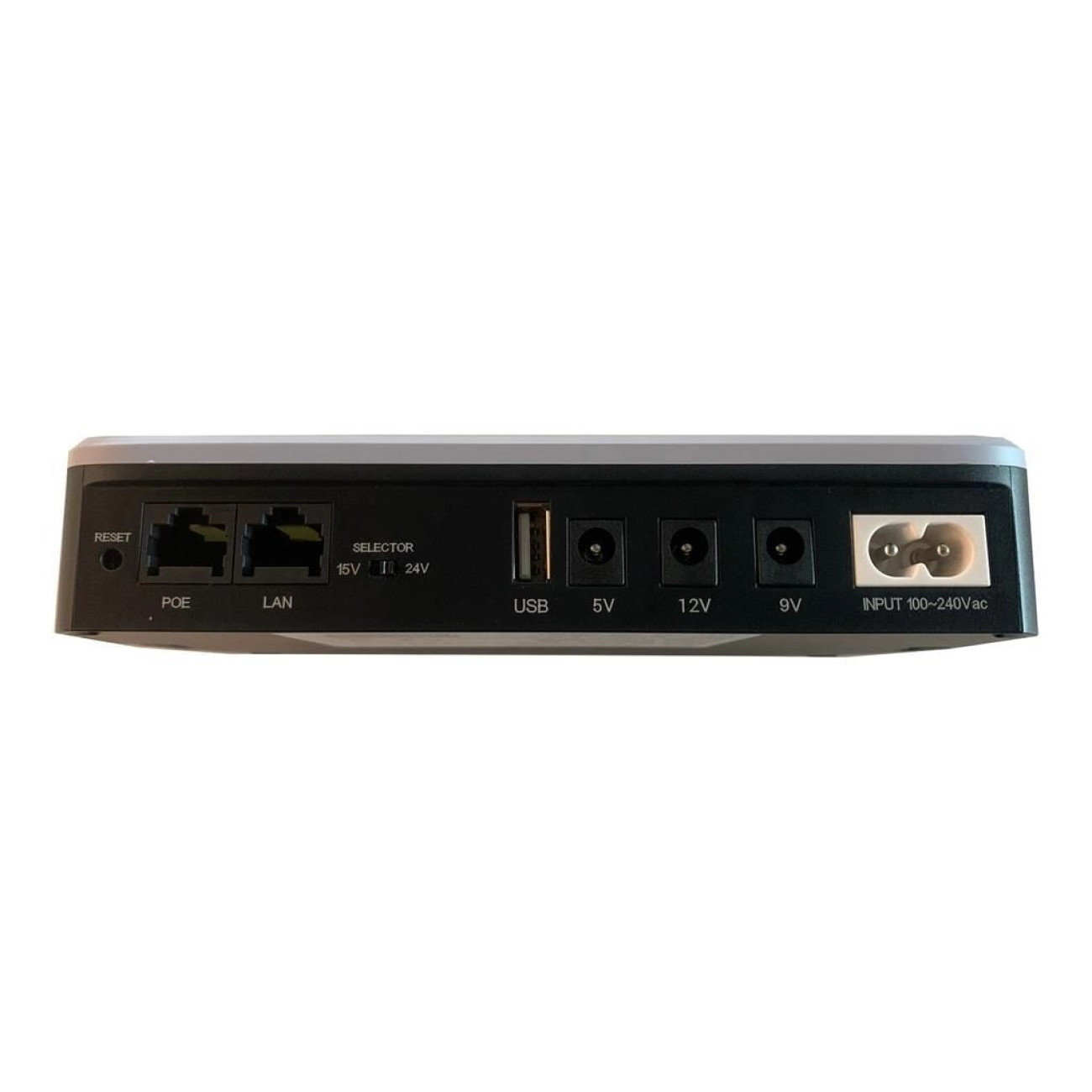 Reducere 20% - Sursa de alimentare neintreruptibila Well Hale UPS DC, 36W, 5V/9V/12V, POE 15V/24V, USB 2 36W