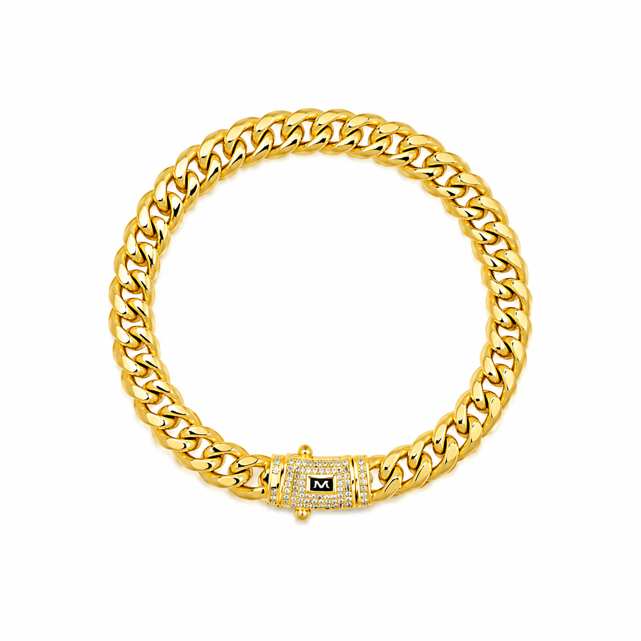 Bratara Monaco 8mm Placat cu Aur